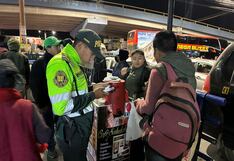 Seis intervenidos durante la operación policial “Amanecer Seguro” en Arequipa (VIDEO)