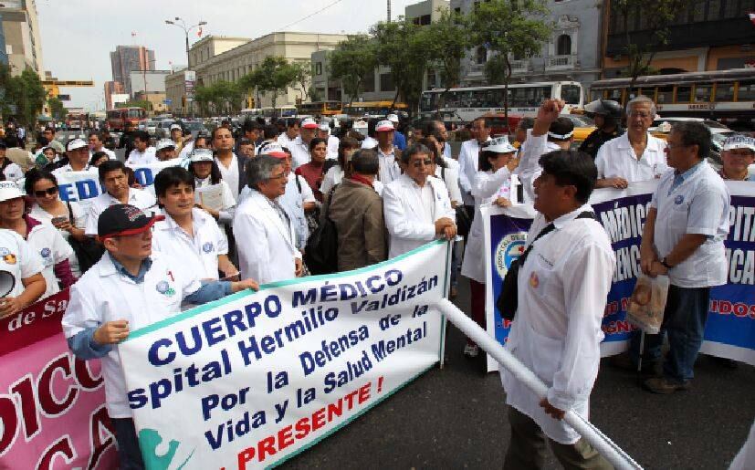Minsa: Gremios de Salud inician paro nacional indefinido para exigir aumento salarial (Foto: Alexandro Saco)