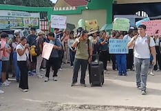 Mazamari: estudiantes toman sede de universidad Juan Santos Atahualpa