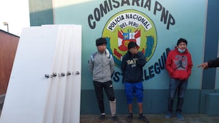 Tacna: Capturan a “Los nenes de Leguía” luego de robar seis puertas