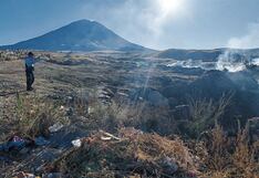 Arequipa: Inescrupulosos provocan incendio cerca al cementerio de Miraflores