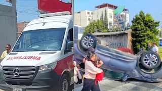 San Borja: Autos chocan en intersección de avenidas Angamos y Velazco Astete