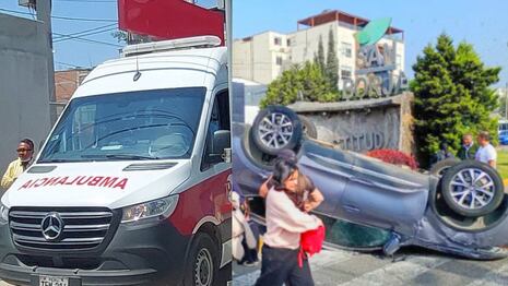 San Borja: Autos chocan en intersección de avenidas Angamos y Velazco Astete