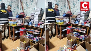 Sujeto robaba útiles escolares con un gancho artesanal en Huancayo