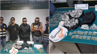 Pisco: caen “Los malditos de Sinaloa” con más de 2 mil ketes de droga