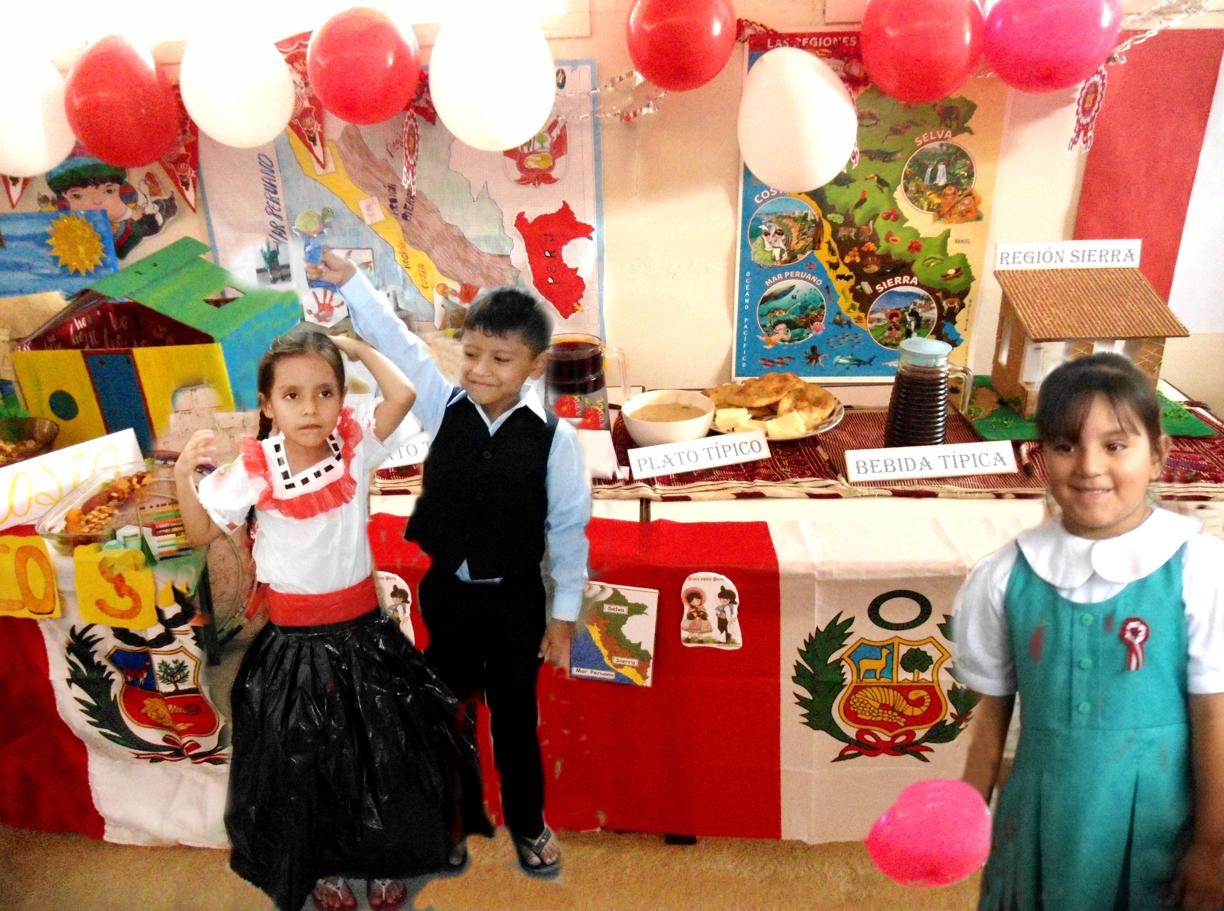 Presentaron bailes, desfile de trajes típicos y platos de nuestra gastronomía.