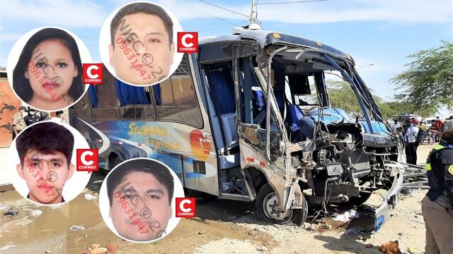 Piura: Cuatro muertos y 15 heridos al volcarse ómnibus en la carretera hacia Sechura 