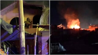 Chincha: familia logra escapar del fuego originado en el segundo piso de su casa