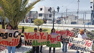 Protestas en Arequipa por pasajes en buses del SIT