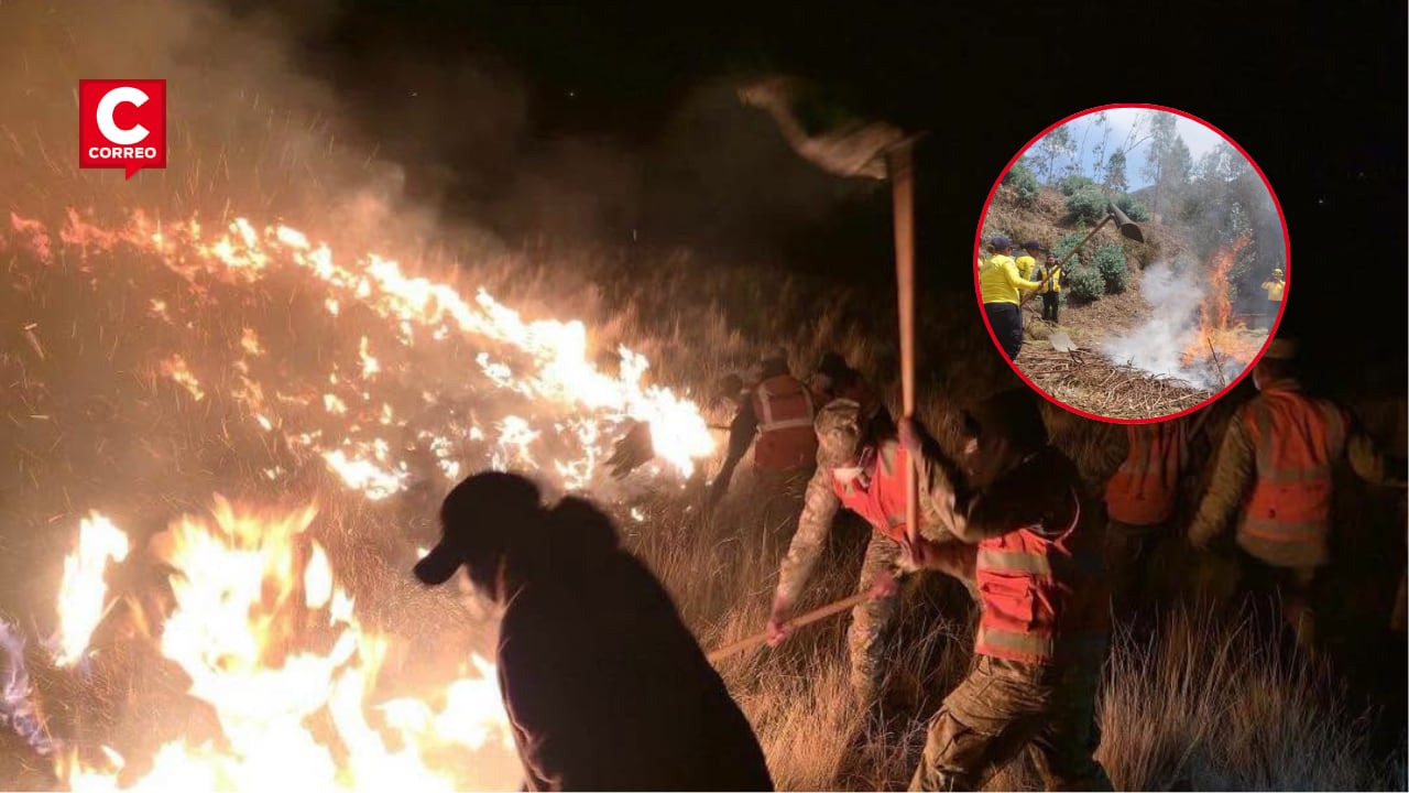 Reportan 58 incendios forestales activos en Perú: Refuerzan operaciones por tierra y aire