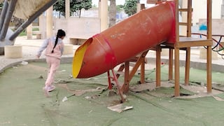 Chincha: Polideportivo del centro poblado Cruz Blanca permanece abandonado