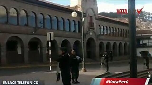 ​Elecciones 2016: Fuerte resguardo policial por debate técnico en Cusco