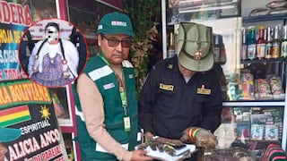 Detienen a comerciante que vendía cabezas de anaconda y animales disecados en Arequipa