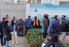 Pisco: trabajadores realizan plantón en los exteriores de la EPS Emapisco - Otass