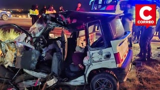 Pasco: Choque frontal entre bus y auto deja 4 fallecidos en Huayllay