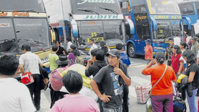 Buses vuelven a salir de terminal de Yerbateros