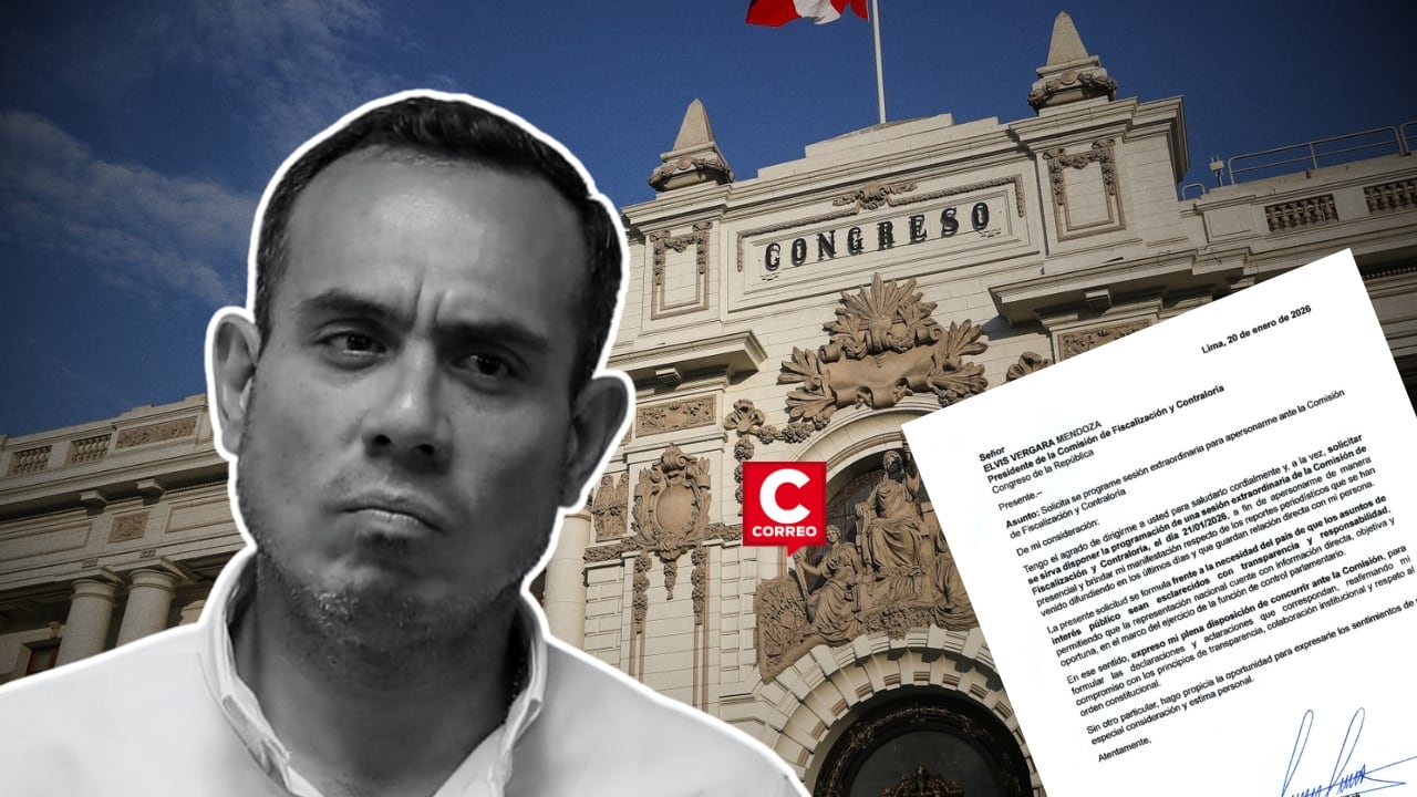 Jerí solicita responder ante Comisión de Fiscalización por reuniones con empresario chino este 21 de enero. Composición: Diario Correo.