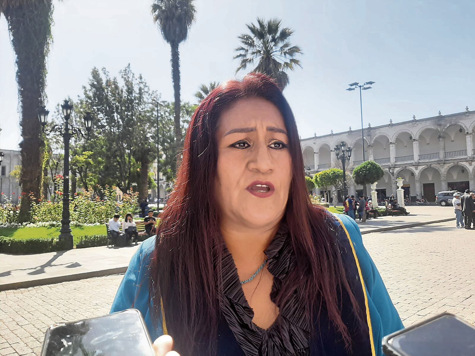 Regidora Rocía Mango en contra de viaje de funcionarias al extranjero. (Foto: GEC)