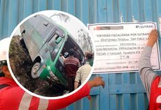 Clausuran centro de inspección vehicular en Arequipa tras accidente de bus en Machu Picchu (FOTOS)
