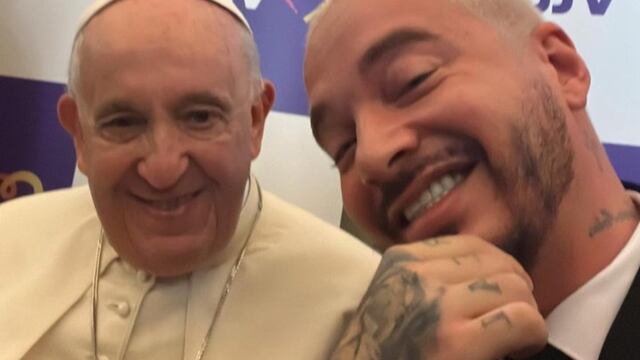 J Balvin se reunió con el papa Francisco: “Si le gusta el fútbol, le gusta el reguetón”