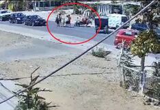 Motociclista arrolla a escolares en Sullana
