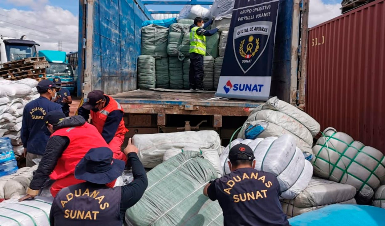 Según el informe de Estimación del Contrabando 2022, el 58.8% del contrabando que ingresa al Perú por la frontera sus (Puno y Tacna)