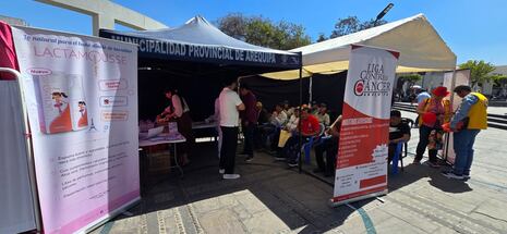 Liga contra el Cáncer empezó la campaña de despistaje gratuito en el Cercado de Arequipa (VIDEO)