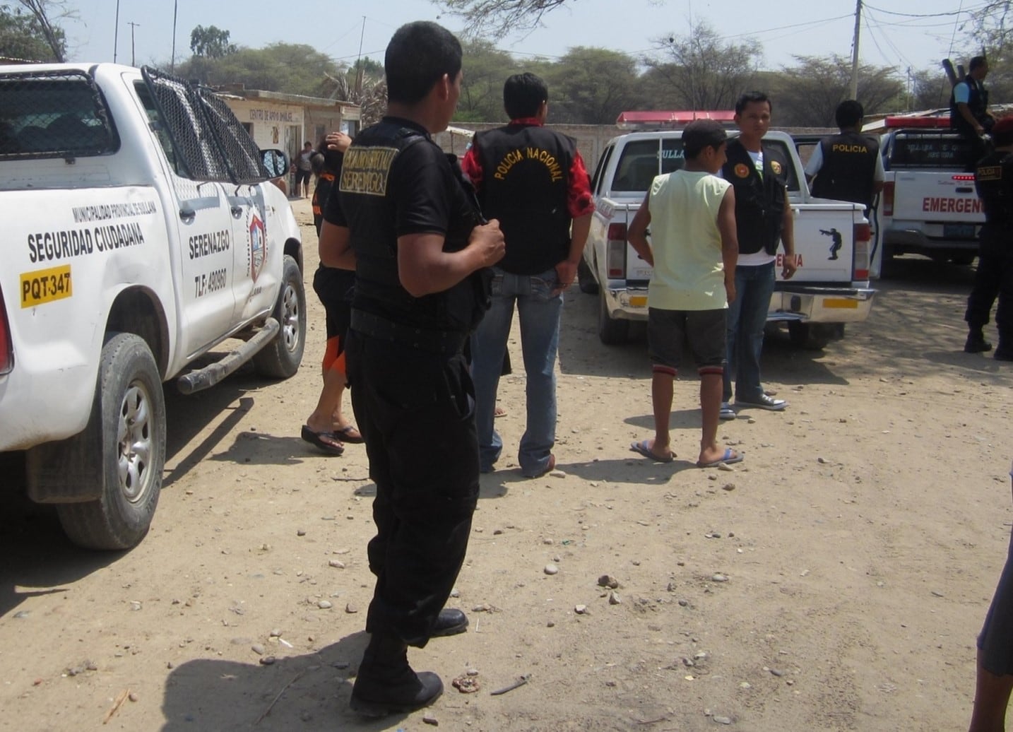 Dos mujeres fueron detenidas durante un operativo policial en Sullana