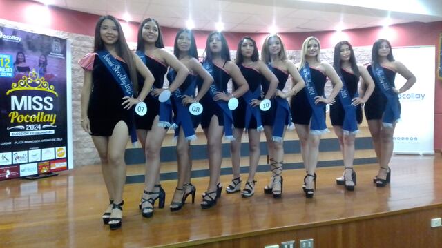 Tacna: Nueve jóvenes compiten hoy por la corona de Miss Pocollay 2024