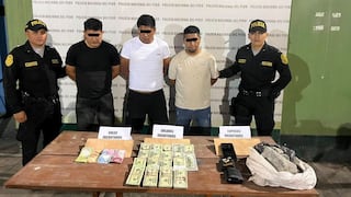 Trujillo: Policía detiene a tres personas con S/ 220 mil vinculados a minería ilegal