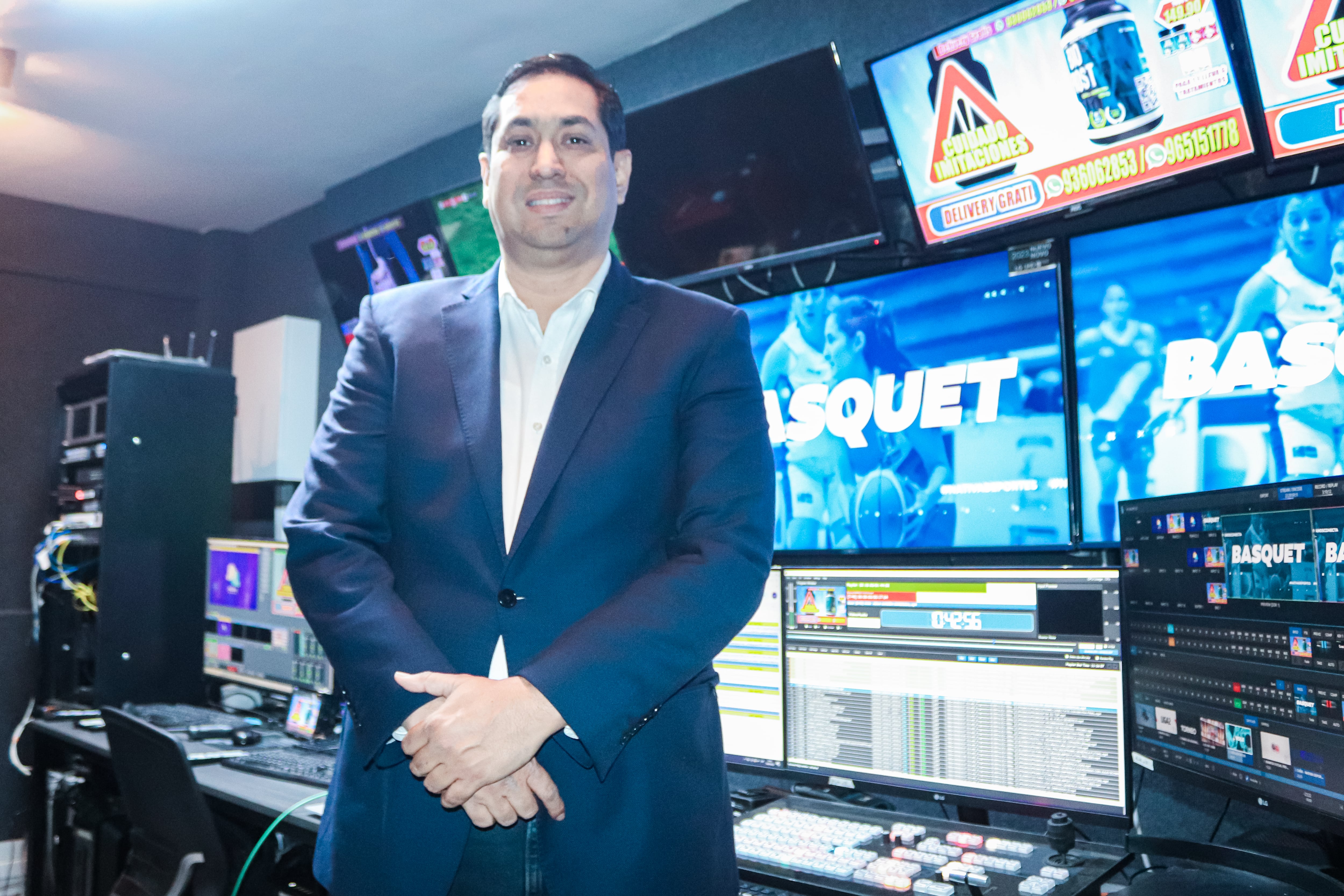 Miguel Del Castillo, gerente general de Nativa, proyecto multiplataforma que empezó en el 2021. Antes se llamaba UCI TV. (Foto: Difusión)