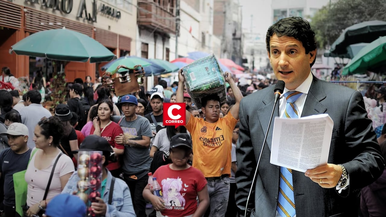 Renzo Reggiardo destaca plan de seguridad en Mesa Redonda: “No hemos tenido un solo incendio”. Composición: Diario Correo.