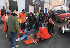 Universitaria es atropellada por camioneta en el Cercado de Arequipa
