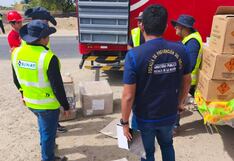 Piura: Decomisan productos pirotécnicos que trasladaban en un vehículo