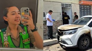 Delincuentes incendian camioneta de oficial PNP en Chiclayo