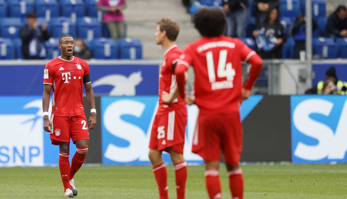 Bayern Múnich cayó goleado por 4-1 ante Hoffenheim y pone fin a casi diez meses invicto