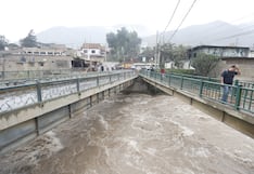Este es el panorama en el distrito de Lurigancho-Chosica ante el aumento del caudal del río Rímac (FOTOS)