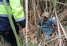 La Libertad: Rescatan con vida a anciano con discapacidad visual que desapareció durante 48 horas