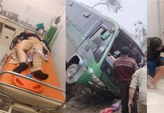 Turistas con múltiples fracturas fueron evacuados a Cusco tras despiste de bus en Machu Picchu (VIDEO)