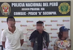 Pisco: caen presuntos integrantes de “Los malditos de Sinaloa” por tentativa de homicidio