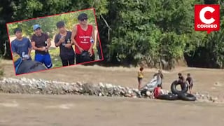 Héroes del río: ‘Piratas de Perené’ salvan a pareja atrapada en el río Chanchamayo