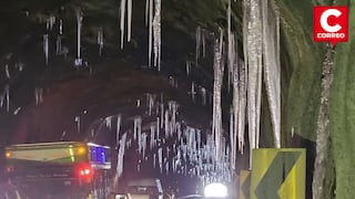 Áncash: Caída de estalactitas de hielo en el túnel Punta Olímpica revela riesgo por heladas