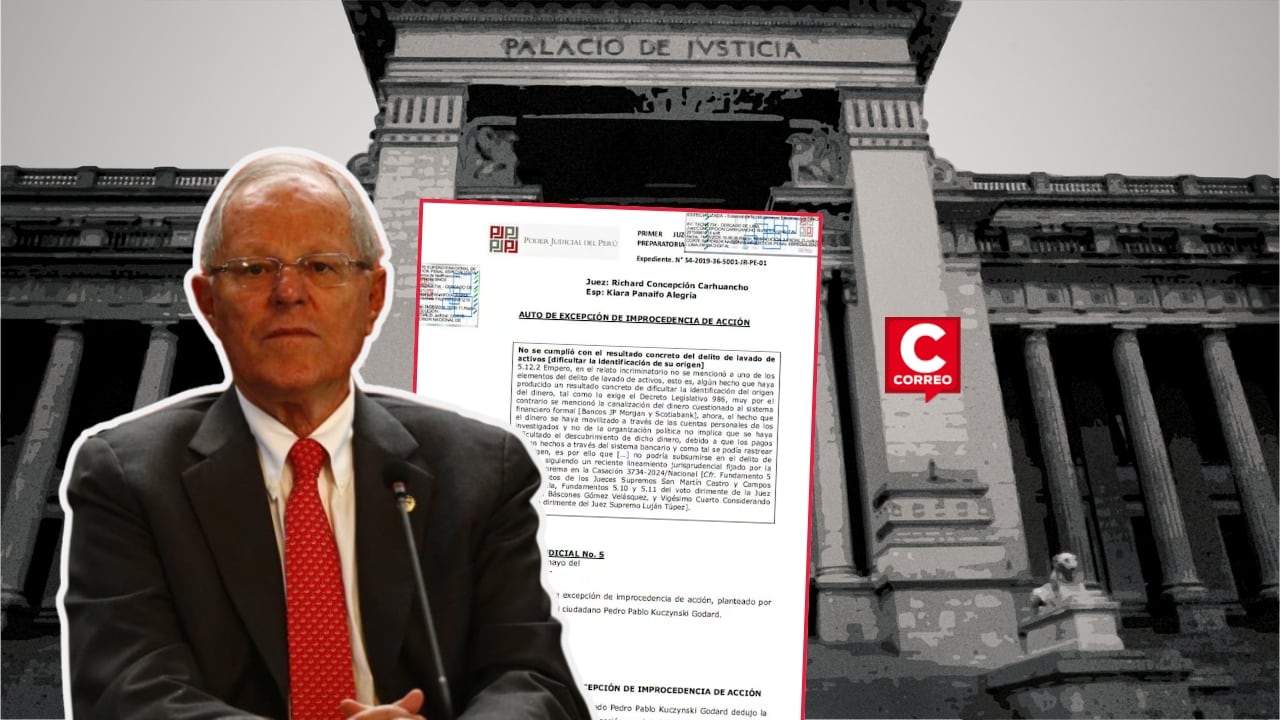 Caso Westfield: Poder Judicial archiva proceso contra expresidente Kuczynski por lavado de activos. Composición: Diario Correo.