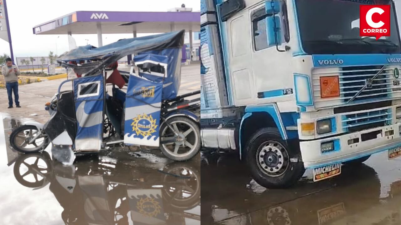 Escolar pierde la vida tras choque de mototaxi y camión en Puno.