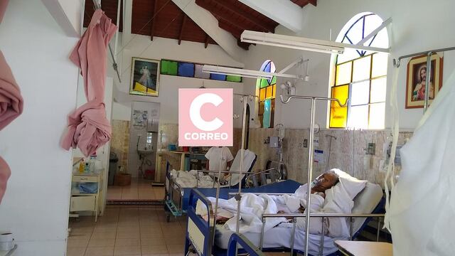 Pacientes COVID-19 son atendidos en capilla de hospital EsSalud en Huánuco