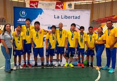 Trujillo: José Antonio Encinas es campeón regional de vóley masculino sub 14 en Juegos Escolares Deportivos y Paradeportivos