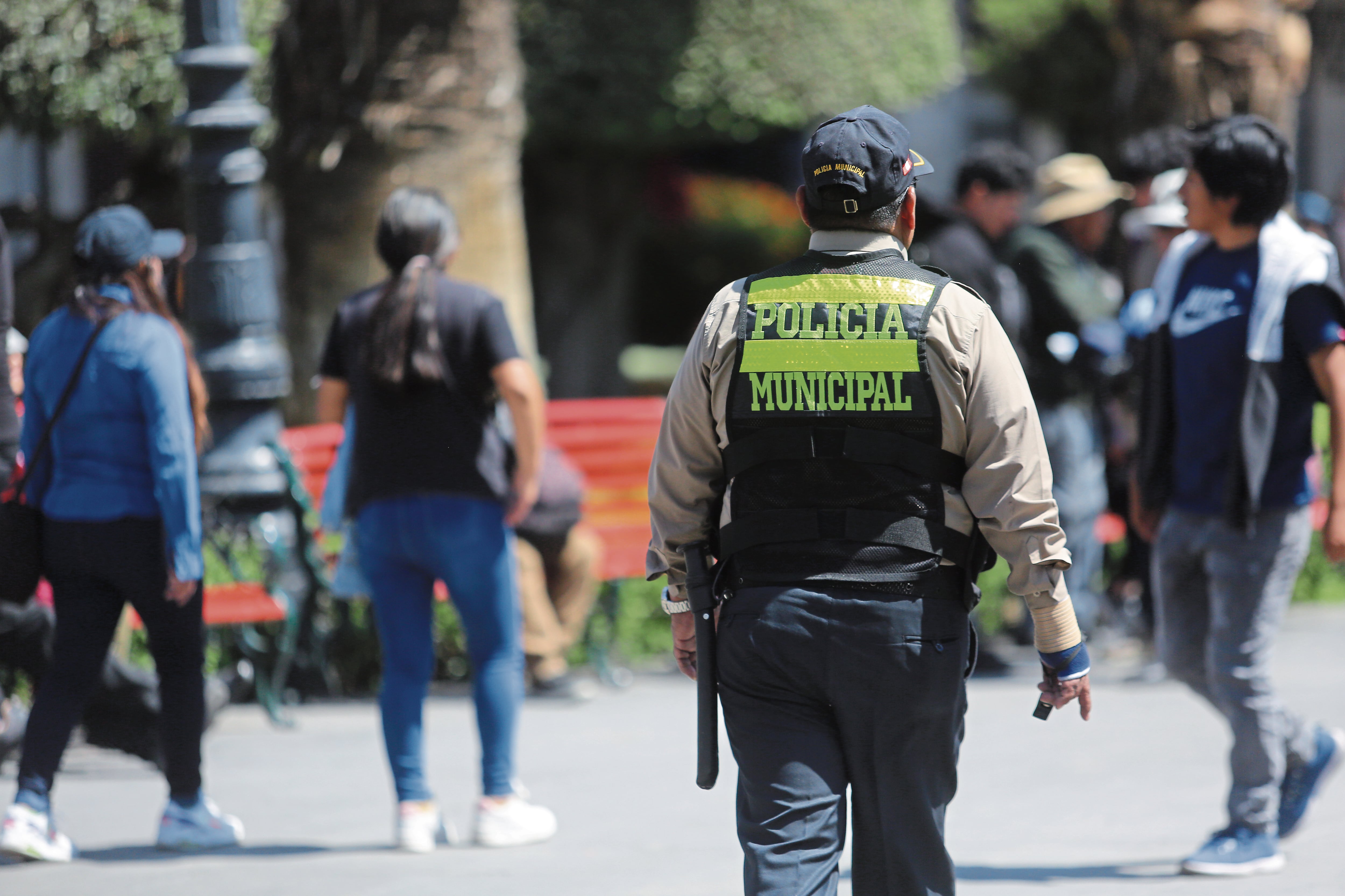 Policía Municipal de Arequipa. Foto: Leonardo Cuito.