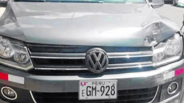 Vehículo del Gobierno Regional de Puno protagoniza accidente