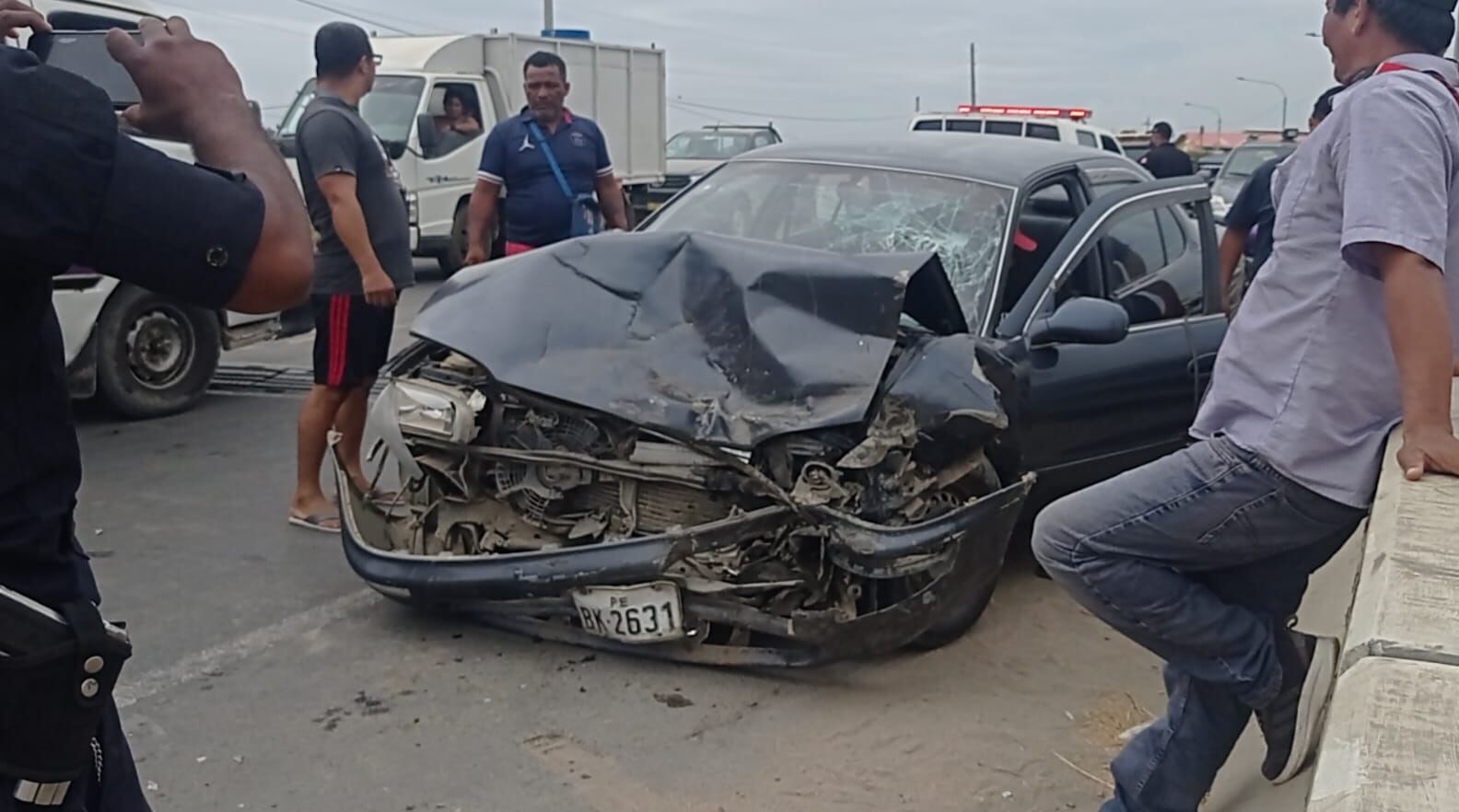 Las víctimas fueron auxiliadas y trasladadas al hospital José Alfredo Mendoza Olavarría (Jamo)
