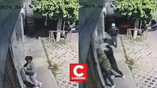 Cámara de seguridad graba asalto de marcas a una comerciante en Arequipa